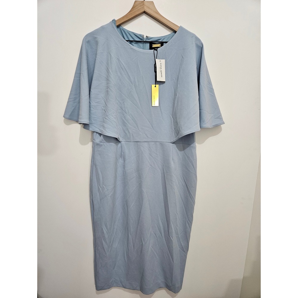Alexia Admor Light Blue Midi Dress